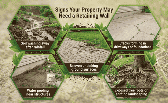 Signs Your Property May Need a Retaining Wall