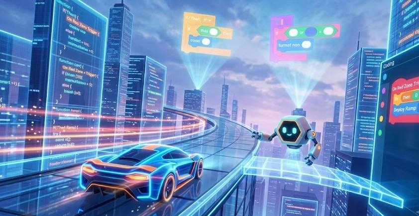 Learning to Code at 100 MPH: Inside Acceleration City