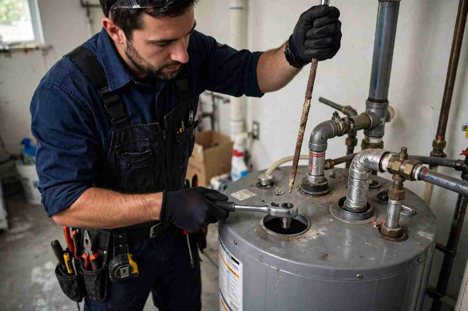 Checking the Sacrificial Anode Rod